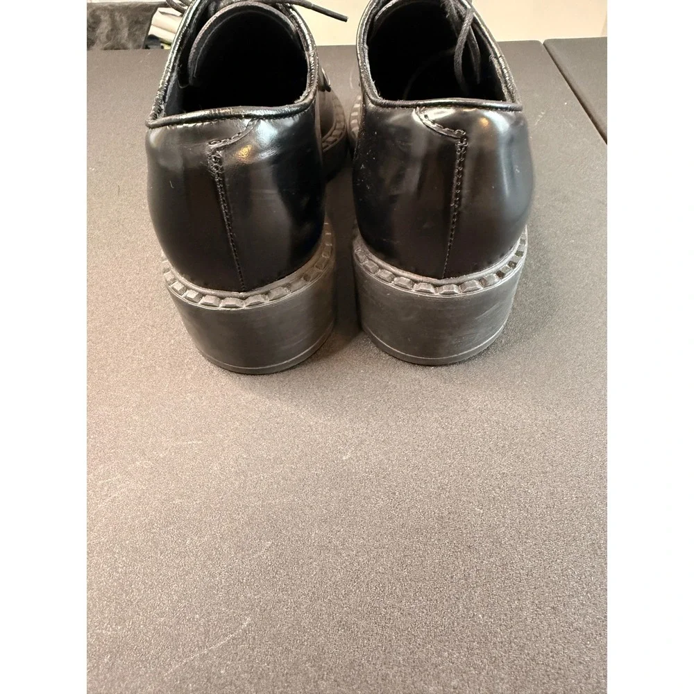 Prada leather derby